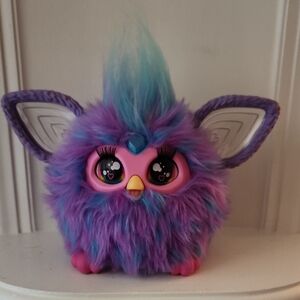 Hasbro Furby Purple Interactive Plush Toy, Electronic, English
